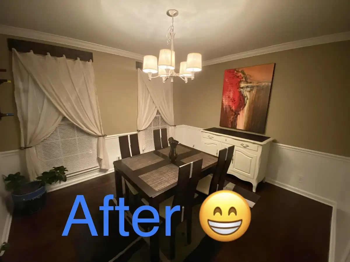 Professional dining room restoration after water damage in Ashburn